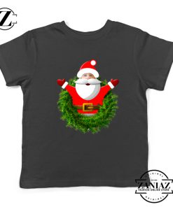 Santa Claws Gift Kids T-Shirt Christmas Kids Shirt Size S-XL Black