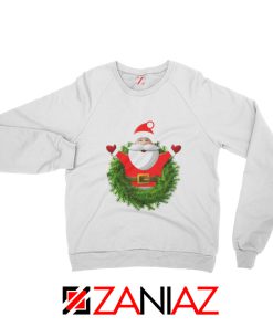 Santa Claws Gift Sweatshirt Christmas Gift Sweatshirt Size S-2XL White