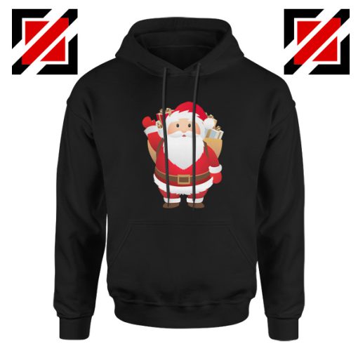 Santa Claws Hoodie Funny Christmas Gift Hoodie Size S-2XL Black