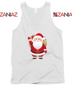 Santa Claws Tank Top Funny Christmas Gift Tank Top Size S-3XL White