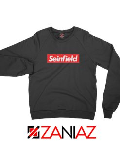 Seinfeld Parody Sweatshirt American TV Series Sweatshirt Black