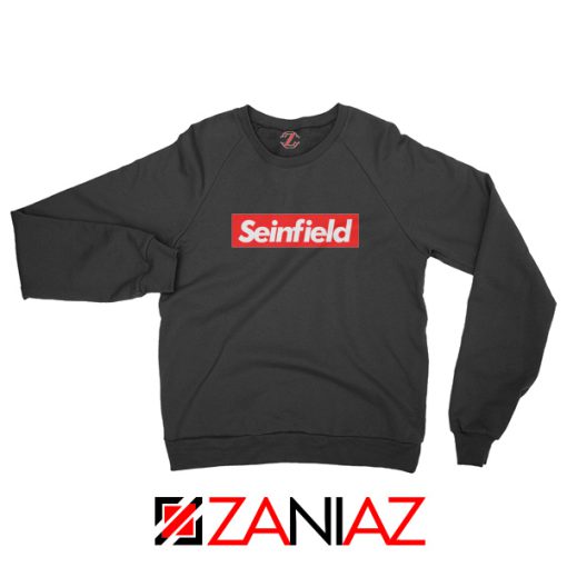 Seinfeld Parody Sweatshirt American TV Series Sweatshirt Black