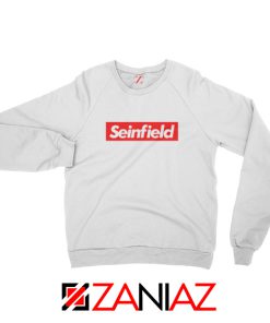 Seinfeld Parody Sweatshirt American TV Series Sweatshirt White