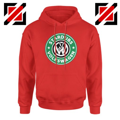 Stardubs Volkswagen Hoodie Volkswagen Merchandise Hoodie Red