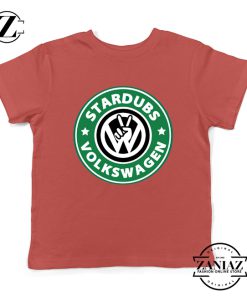 Stardubs Volkswagen Merchandise Kids Tshirt Size S-XL Red