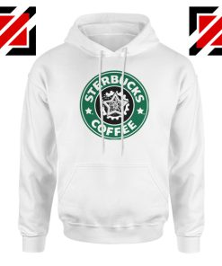 Sterbucks Coffee Hoodie Funny Starbucks Parody Hoodie Size S-2XL White