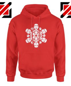 Stormtrooper Snowflake Red Hoodie