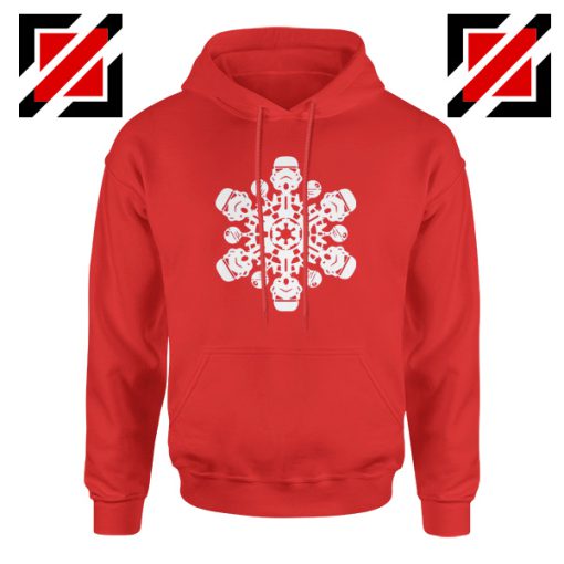 Stormtrooper Snowflake Red Hoodie