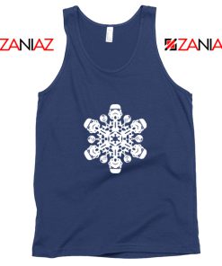 Stormtrooper Snowflake Navy Blue Tank Top