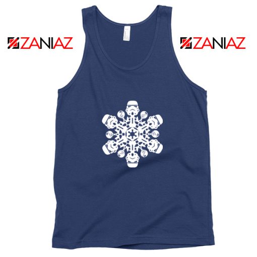 Stormtrooper Snowflake Navy Blue Tank Top