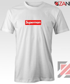 Superman Superhero T-Shirt Supreme Parody Tee Shirt Size S-3XL White