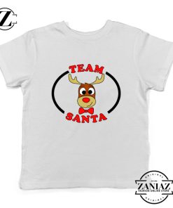 Team Santa Best Kids Shirt Reindeer Male Youth Shirt White