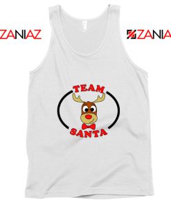 Team Santa Best Tank Top Reindeer Male Tank Top Size S-3XL White