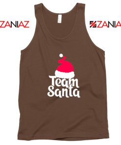 Team Santa Tank Top Christmas Gift Best Tank Top Size S-3XL Brown