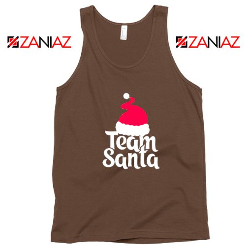 Team Santa Tank Top Christmas Gift Best Tank Top Size S-3XL Brown