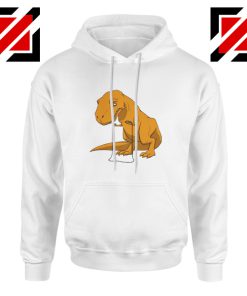 Tyrannosaurus Rex Hoodie Animal Fitness Hoodie Size S-2XL White