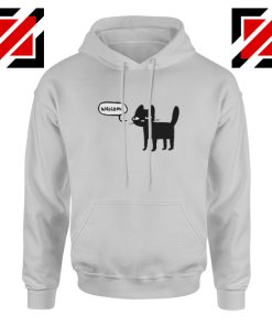 Wellcome Black Cute Cat Hoodie