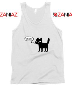 Wellcome Black Cat Funny Tank Top