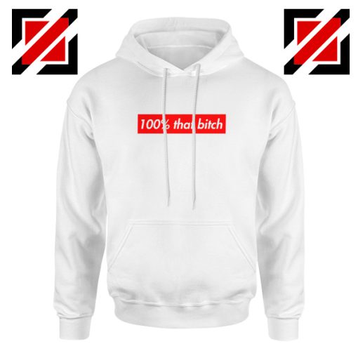 100% That Bitch Box Hoodie Lizzo Concert Women Hoodie Size S-2XL White