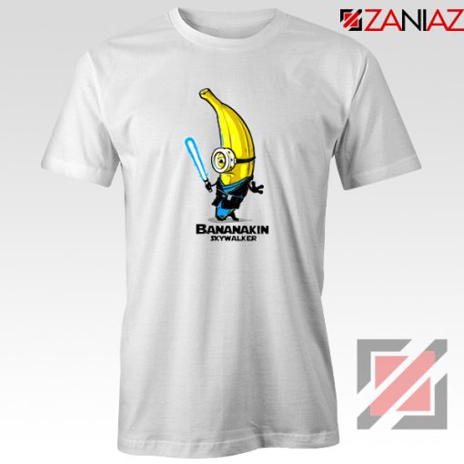 Luke Skywalker T-Shirt Bananakin Skywalker Tee Shirt Size S-3XL White