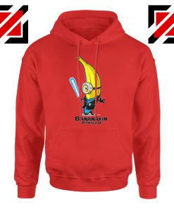 Luke Skywalker Hoodie Bananakin Skywalker Hoodie Size S-2XL Red