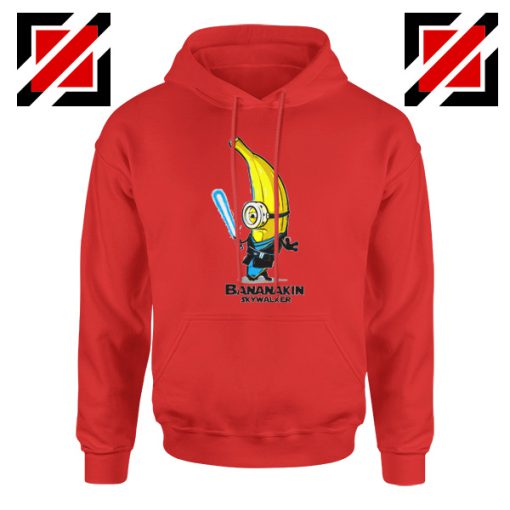 Luke Skywalker Hoodie Bananakin Skywalker Hoodie Size S-2XL Red