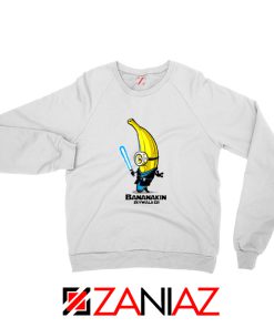 Luke Skywalker Sweatshirt Bananakin Skywalker Sweatshirt Size S-2XL White