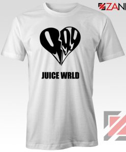 999 Heart WRLD T-Shirt Juicer Rapper Tee Shirt Size S-3XL White