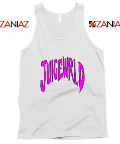 American Rapper Tank Top Juice WRLD Logo Tank Top Size S-3XL White