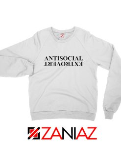 Anti Social Extrovert Sweatshirt Kendrick Lamar Sweatshirt Size S-2XL White