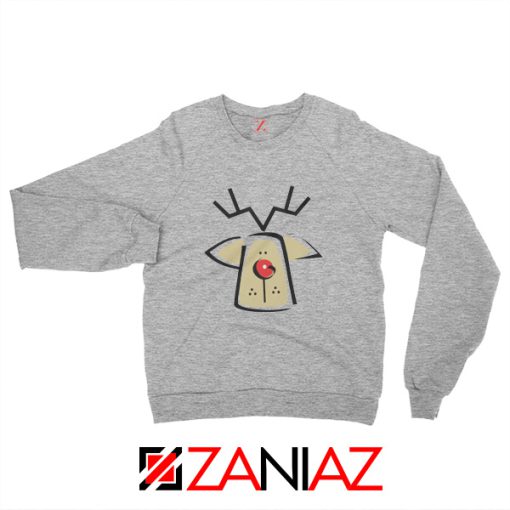 Funny Cartoon Reindeer Christmas Sweatshirt