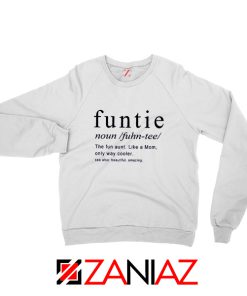 Buy Funtie Women Sweatshirt Funny Aunt Best Sweatshirt Size S-2XL White