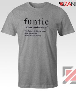 Buy Funtie Women T-Shirt Funny Aunt Tee Shirt Size S-3XL Sport Grey