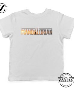 Buy Mandalorian Logo Kids Shirts Star Wars Best Youth T-Shirt Size S-XL White