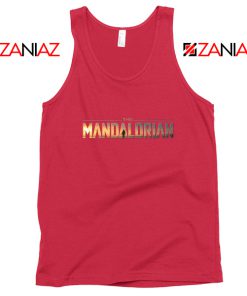 Buy Mandalorian Logo Tank Top Star Wars Best Tank Top Size S-3XL Red