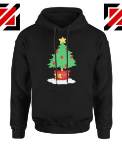 Christmas Tree Hoodie Ugly Christmas Best Hoodie Size S-2XL Black