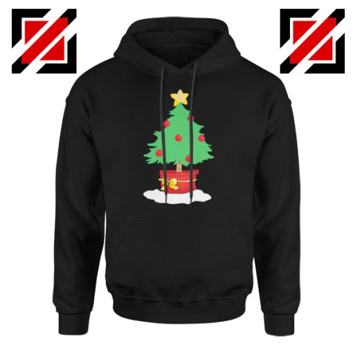 Christmas Tree Hoodie Ugly Christmas Best Hoodie Size S-2XL Black