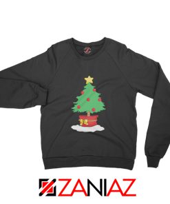 Christmas Tree Sweatshirt Ugly Christmas Best Sweatshirt Size S-2XL Black