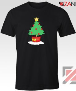 Christmas Tree Tee Shirt Ugly Christmas Best T-Shirt Size S-3XL Black