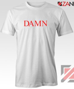 DAMN Album T-Shirt Kendrick Lamar Tee Shirt Size S-3XL White