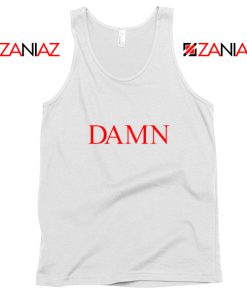 DAMN Album Tank Top Kendrick Lamar Tank Top Size S-3XL White