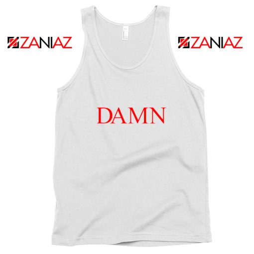 DAMN Album Tank Top Kendrick Lamar Tank Top Size S-3XL White