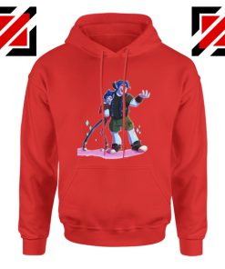 Disney Onward Film Hoodie Barley Lightfoot Hoodie Size S-2XL Red