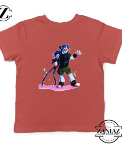 Disney Onward Film Kids T-Shirt Barley Lightfoot Youth Shirts Size S-XL Red