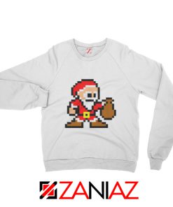 Funny Santa Lego Sweatshirt Merry Christmas Sweatshirt Size S-2XL White