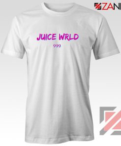 Juice WRLD 999 Text Tee Shirt American Rapper T-Shirt Size S-3XL White