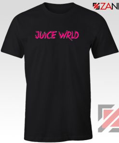 Juice WRLD Logo Pink T-Shirt Rapper Hiphop Tee Shirt Size S-3XL Black