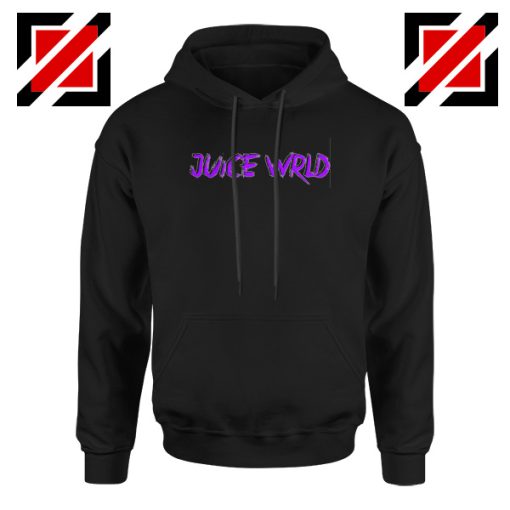 Juice WRLD Purple Logo Hoodie Hiphop Music Hoodie Size S-2XL