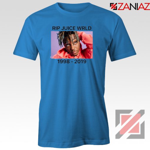 Juice WRLD Tour T-Shirt Best Music T-Shirt Size S-3XL Blue