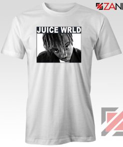 Juice Wrld Face T-Shirt Music Legend Tee Shirt Size S-3XL White